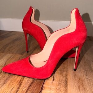Elegant Red Women's Heels